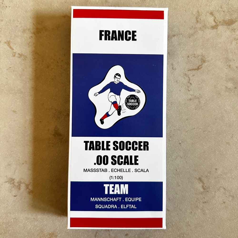 Table Soccer .00 Scale France National Team Figures. 🇫🇷